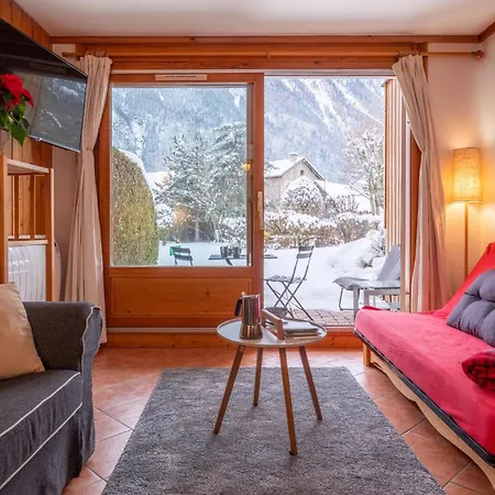 Daire Petite Jardin: Via Des Traz B Chamonix